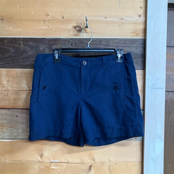 Lauren Ralph Lauren Blue Classic Bermuda Shorts - Picture 1 of 6